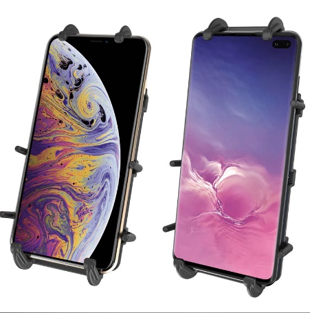 RAM Mounts Quick Grip XL Phone Mount with Handlebar U Bolt Base (RAM-B-149Z-A-PD4U)